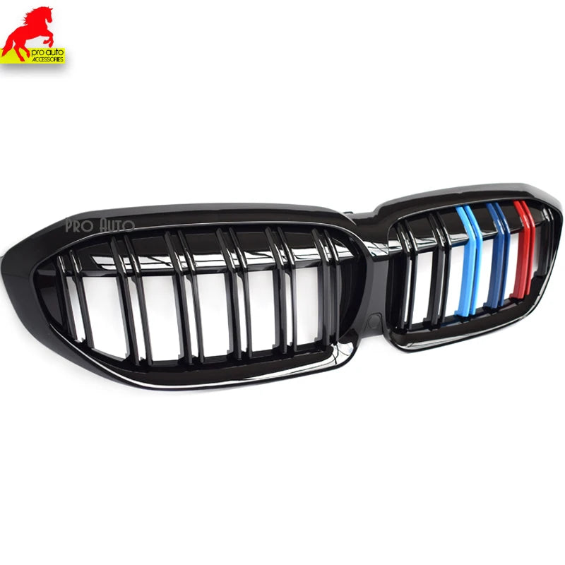 Car Front Numper Kidney Grilles Racing Grill for BMW 2019 - 2024 3 Series G20 4-Door Sedan G21 5-Door Estate 320i 325i 330d 335d