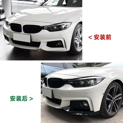 For BMW 4 Series F32 F33 F36 M-Tech 2014-2020 Car Front Bumper Angle Diffuser Splitter Spoiler Protector Canard Exterior Tuning