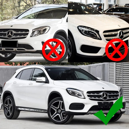 Front Bumpers Splitter Lip for Mercedes Benz GLA Class GLA220 250 X156 AMG 2017-2019 Car Styling Side Spoiler Trim Cover Sticker