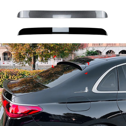 Car Rear Spoiler Top Tail Wing for Mercedes Benz E-Class W214 2024+ E260 E300 AMG Body Kit Trunk Trim Cover Exterior Styling