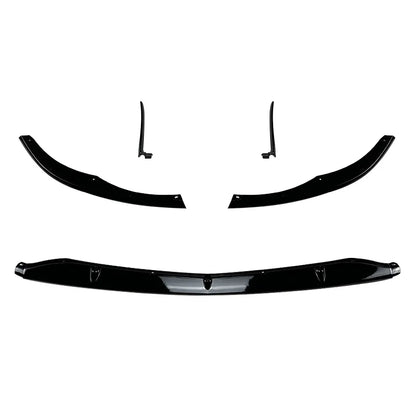 5 Pcs Glossy Black Front Bumper Lip Trim Canards for Mercedes Benz C Class W205 C205 S205 C63 AMG 2015-2022 Splitter Car Styling