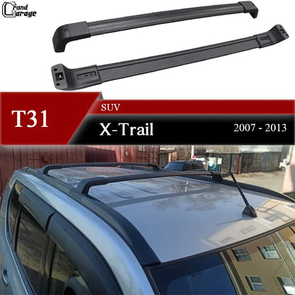 Custom Aluminum Alloy Roof Rack Cross Bar for Nissan X-Trail 2007 - 2013 (T31)