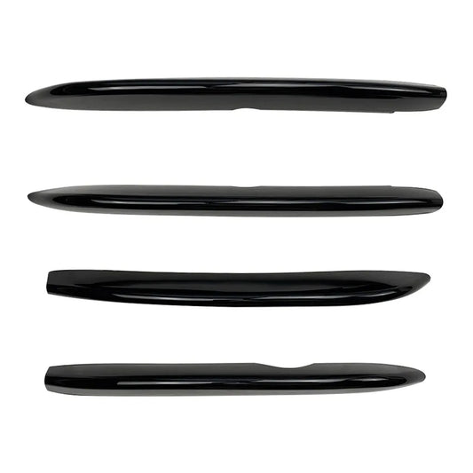 4Pcs Front Bumper Splitter Fog Light Grille Trim Strips for Mercedes Benz CLA Class C118 CLA200 260 AMG 2020+ Car Cover Spoiler