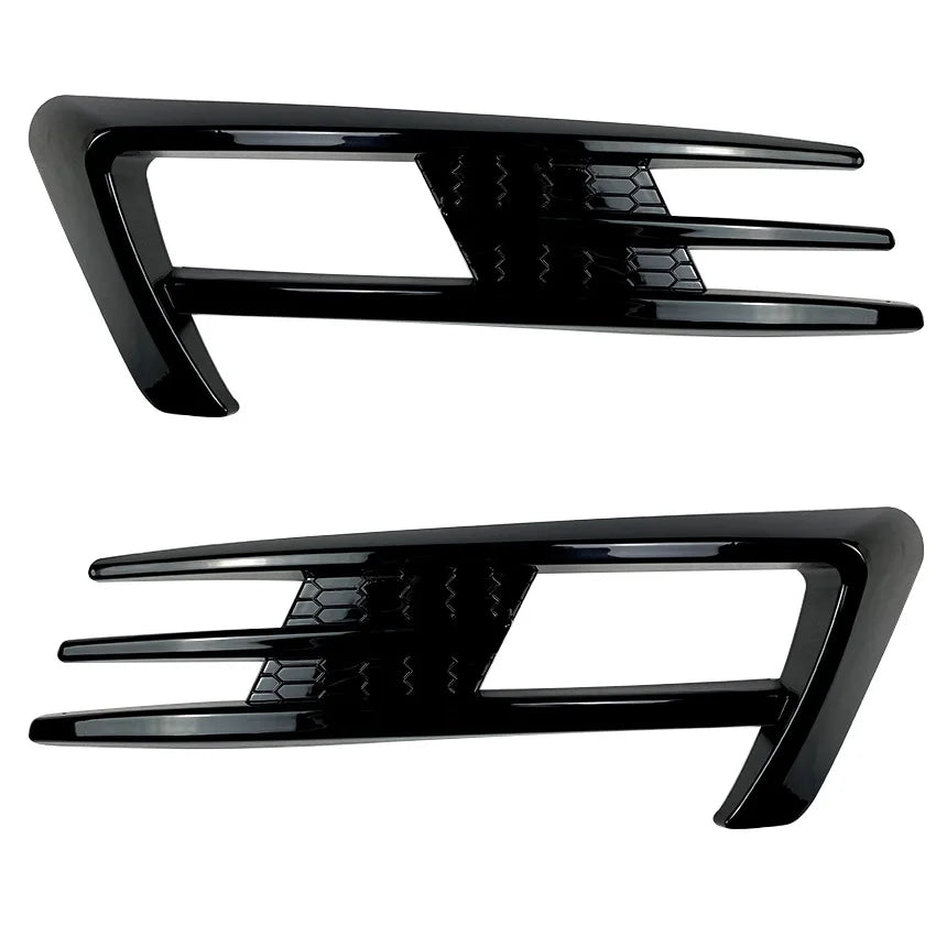 Car Front Bumper Fog Lamp Grille Covers Stickers For VW Golf MK7 2013-2016 Side Canards Fins Lip Splitters Air Trim Accessories