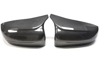 2pcs Real Carbon Fiber Side Rearview Mirror Cap Cover Trim for BMW F90 F91 F92 M5 M8 17-23 Rear View Mirror Covers Accessories