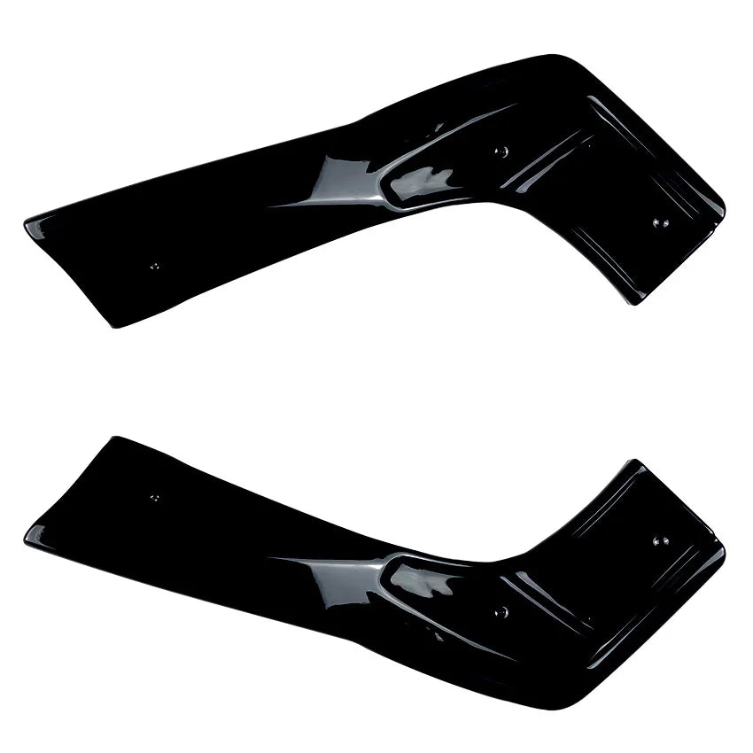 2PCS Rear Bumper Splitter Canard Apron Cover Trim For Mercedes Benz CLA Class C118 CLA35 CLA45 AMG Black Spoiler Car Accessories