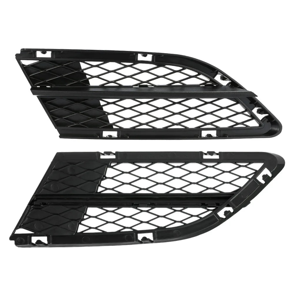 2 Pcs Car Fog Light Lower Grille Front Bumper Fog Lamp Cover for BMW 3 Series E90 2009-2011 51117198901 Styling Accessories