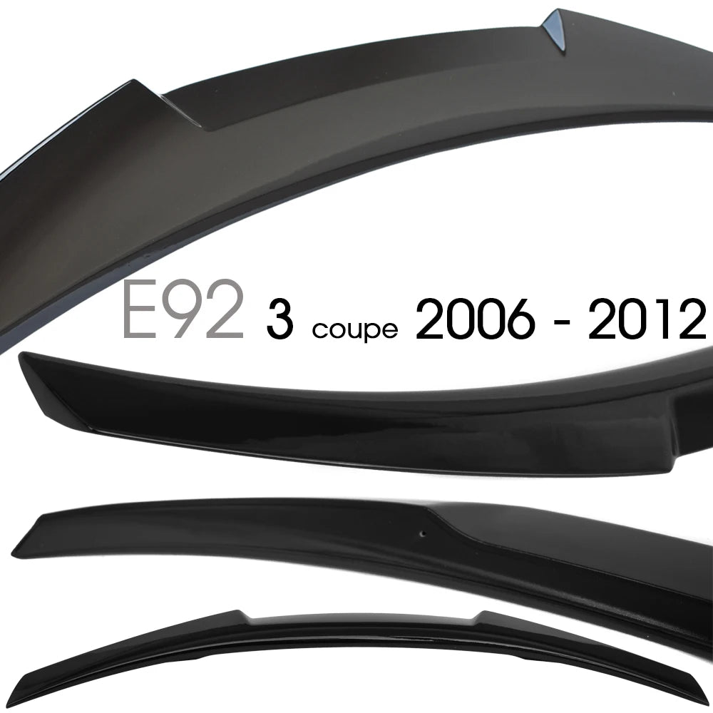 Gloss Black Rear Trunk Spoiler for BMW 2 3 4 5 Series F22 Coupe E90 Sedan E92 Coupe F30 Sedan F32 Coupe F10 Sedan