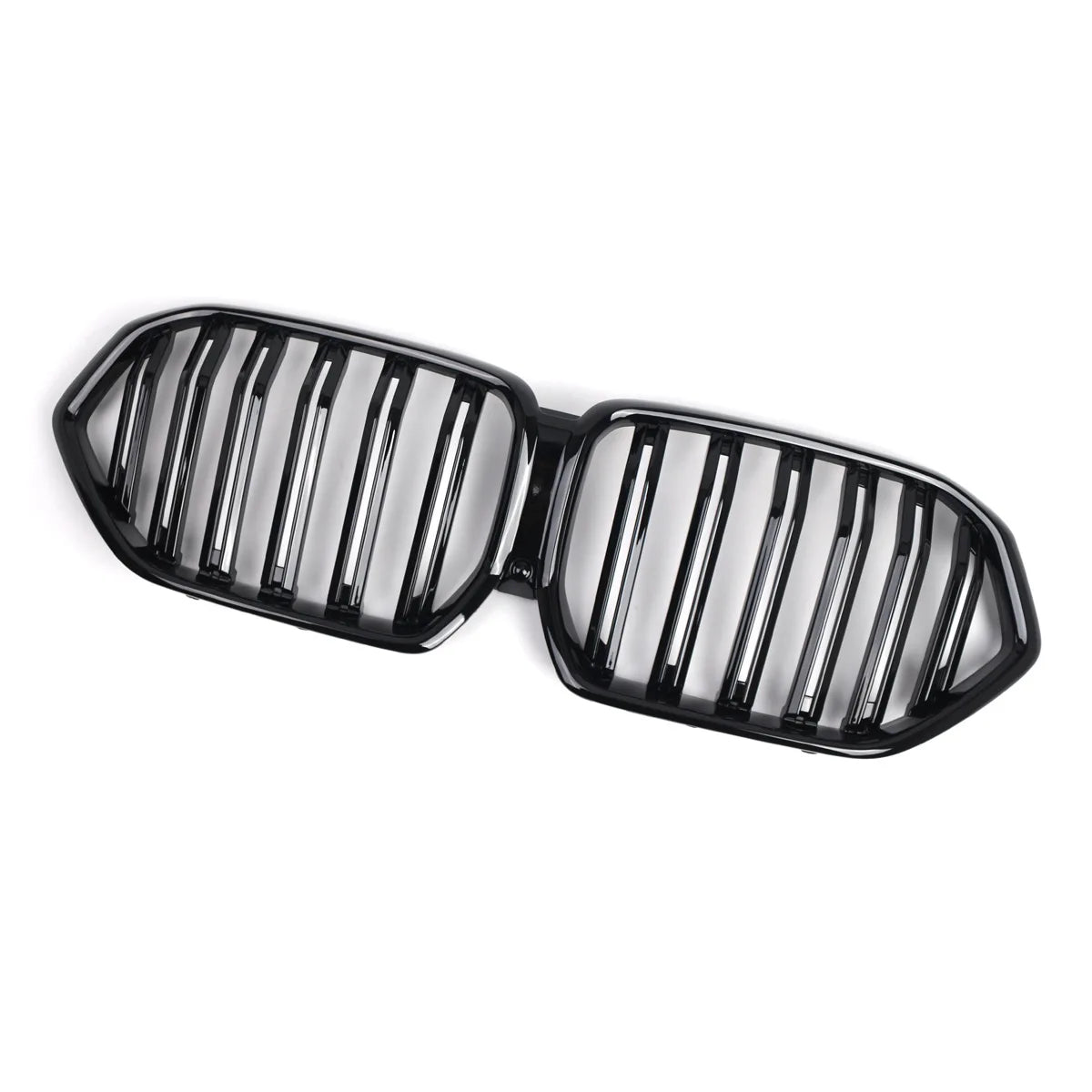 ABS Racing Grills Front Bumper Kidney Mesh Grille for BMW X6 G06 2020 2021 2022 Glossy Black Car Styling Grill Cover Accessories