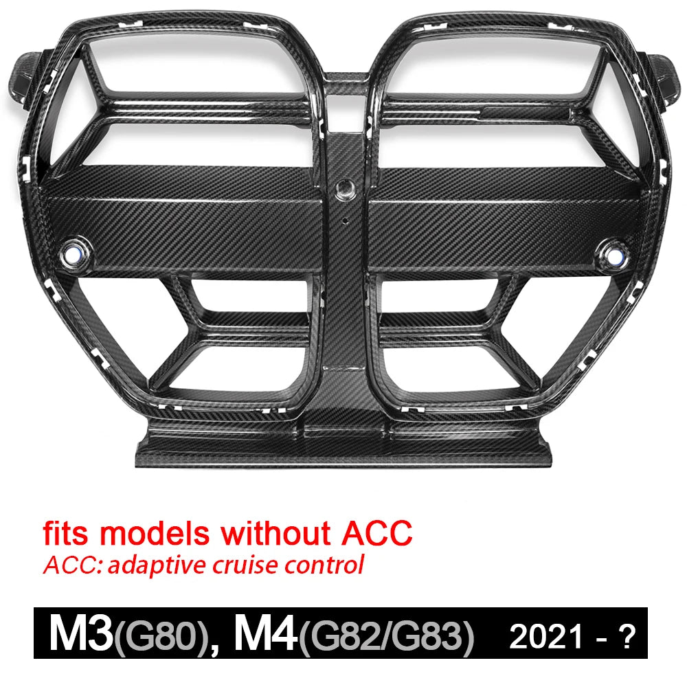 Prepreg Dry Carbon Fiber Front Racing Grille Radiator Grill for BMW 2021+ M3 G80 M4 G82 G83