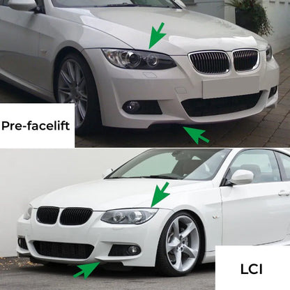 For BMW 3 Series E92 E93 M-Tech 2006-2013 Front Bumper Lip Angle Diffuser Splitter Spoiler Protector Body Kit Exterior Tuning