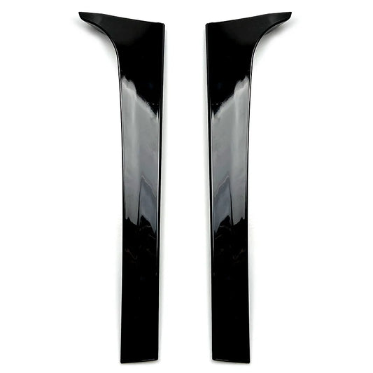 2 Pcs Glossy Black Rear Side Window Spoilers Trunk Trim Wing for Volkswagen Teramont Atlas ABS Spoiler Stickers Car Accessories