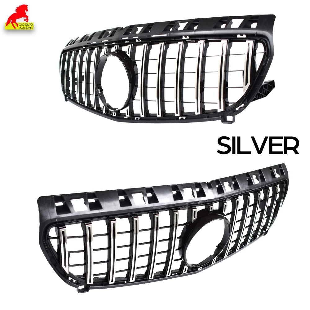 W176  Front GTR Grille Pre-facelift  for 2013 - 2015 Mercedes A Class Hatchback A180 A200 A220 A250 Except for A45 AMG Grills