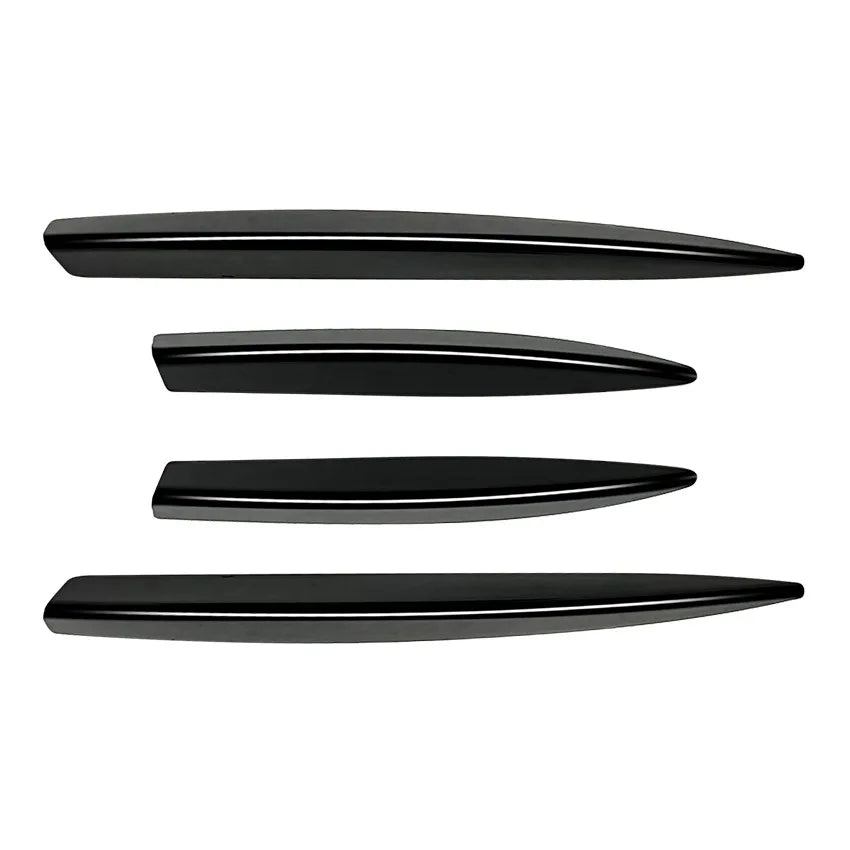 Car Styling Front Fog Light Strips Air Intake Grille Cover Trim Black Strip for Mercedes Benz A Class W177 2023+ A200 A35 AMG