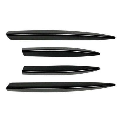 Car Styling Front Fog Light Strips Air Intake Grille Cover Trim Black Strip for Mercedes Benz A Class W177 2023+ A200 A35 AMG