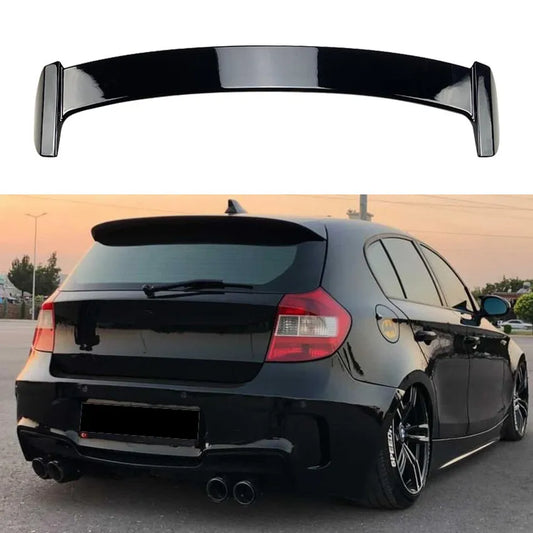 Rear Bumper Lip Diffuser Spoiler for BMW 1 Series E81 E87 2005-2011 118i 120i Tail Wing Roof Splitter Stickers Trim Decoration