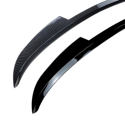 Rear Trunk Spoiler Wing Lip Carbon Fiber for Ford Fiesta ST-Line MK6 MK6.5 2008-2017 Top Wings ABS Black Car Tuning Accessories