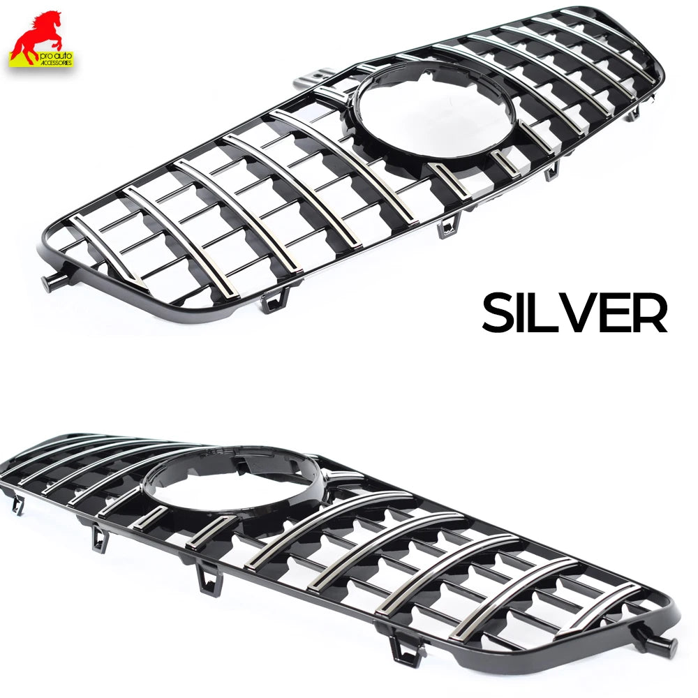 W212 Front Bumper Hood Grill Panamericana GT Style Grille for Mercedes 2009 - 2013 E Class W212 Sedan S212 Estate Car Grills