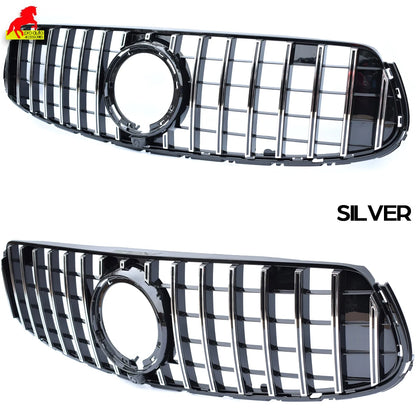 W253 Car Racing Gt Grill for GLC Class X253 C253 Coupe 2020-2022 GLC 250 GLC300 GLC43 Front Bumper Grille Radiator Replacement