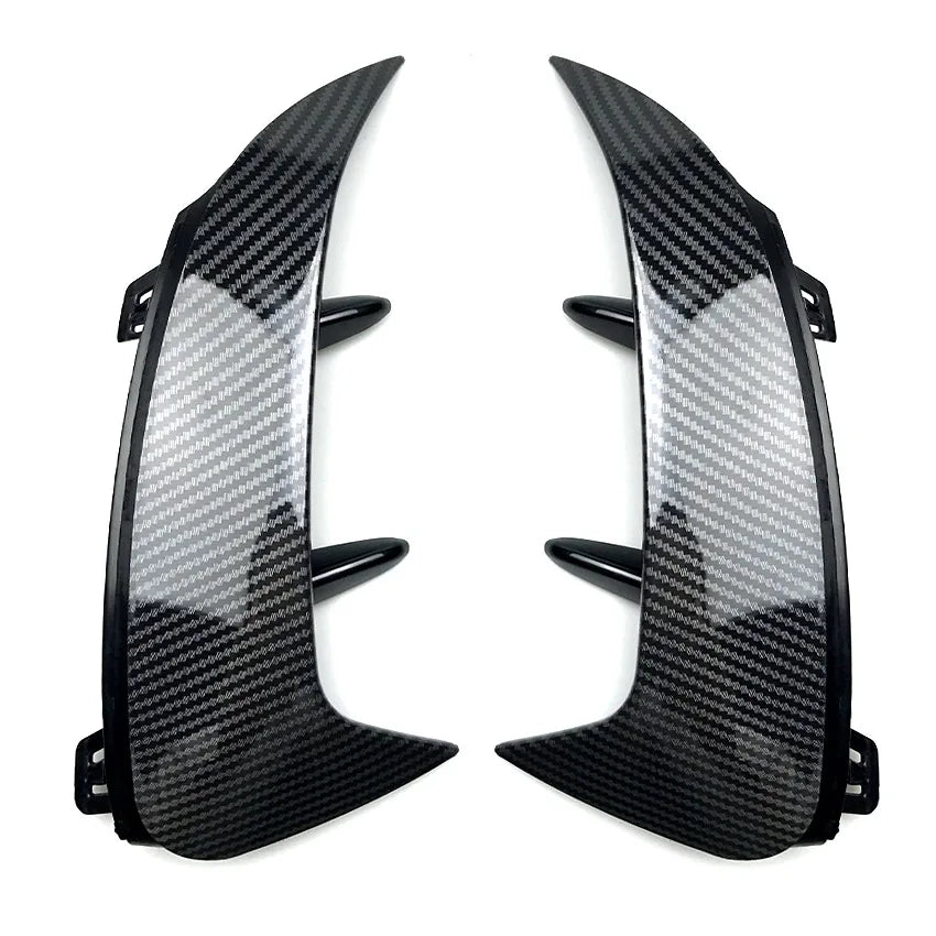 2 PCS W177 Front Bumpers Air Vent Lip Cover for Mercedes Benz A-Class A180 A200 A220 AMG Hatchback Car Trim Spoiler Canards Fin