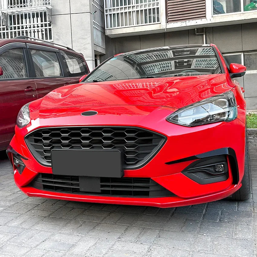 2 Pcs Car Canards Front Bumper for Focus ST Line 2019-2022 Side Air Vent Cover Trim Fog Lamp Grille Car Stickers  Accessories