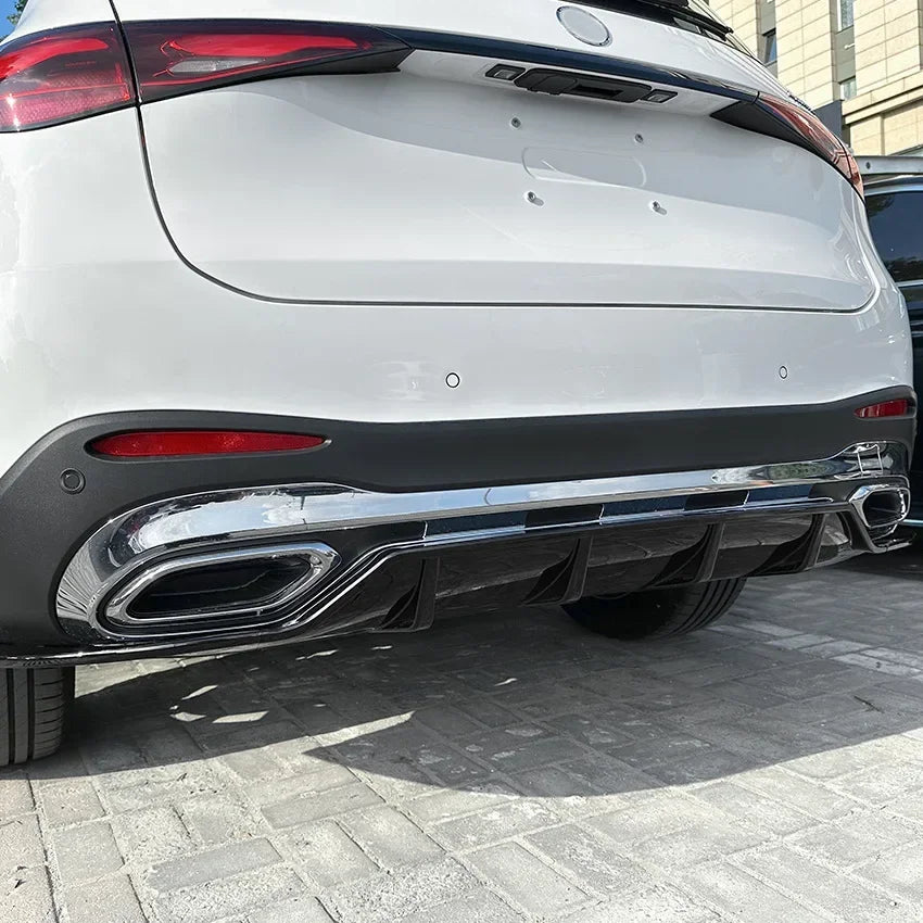 Rear Bumper Lip Diffuser for Mercedes Benz GLC Class X254 2023+ GLC260 300 Carbon Look Canards Splitter Air Trim Car Accessories