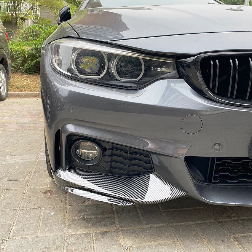 For BMW 4 Series F32 F33 F36 M-Tech 2014-2020 Car Front Bumper Angle Diffuser Splitter Spoiler Protector Canard Exterior Tuning