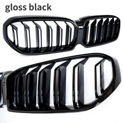 Piano Black Bumper Kidney Radiator Grille for BMW 2020 - 2022 G30 LCI 5-series Sedan, G31 LCI Estate, M5 F90, OEM Fitment