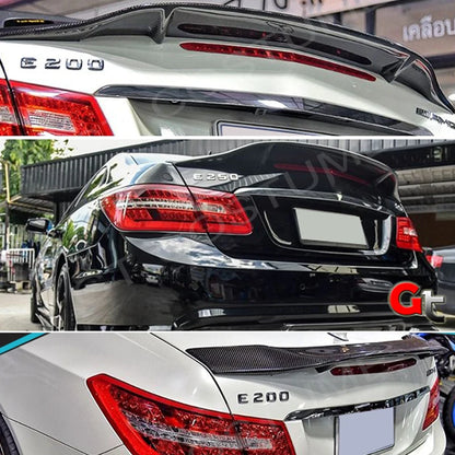 Carbon Fiber Rear Trunk Spoiler for Mercedes E Class A207 C207 W207 2-Door Coupe 2010 - 2016 E200 E220 E250 E300 E350 E400 E500