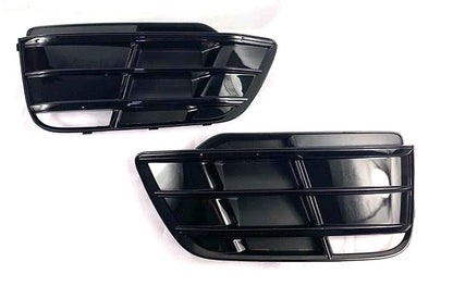 Car Fog Light Frame Cover Front Bumper Lamp Grille Mesh Chrome Trim Fit for Audi Q5 S-LINE Base Style 2018-2022 Car Accessories