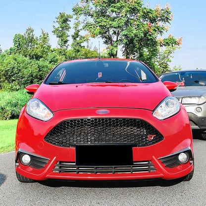 2 Pcs Car Canards Front Bumper for Ford Fiesta ST MK6 2012-2017 Splitter Body Kit Stickers Exterior Modification Accessories