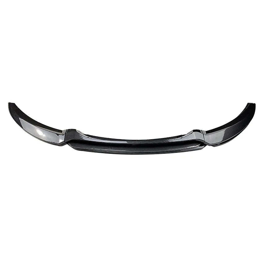 ABS Carbon Look /Gloss Black Front Bumper Lip Spoiler Body Kit For BMW 1 Series E82 E88 2008-2013 Splitter Trim Car Accessories