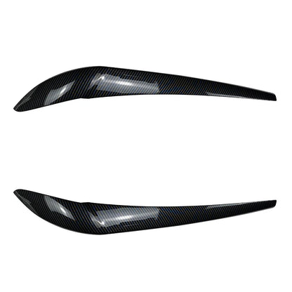 2pcs ABS Gloss Evil Headlight Eyebrows Eyelid Angle Eye For BMW X3 F25 X4 F26 2014-2017 Car Eyelids Lids Body Kit Accessories