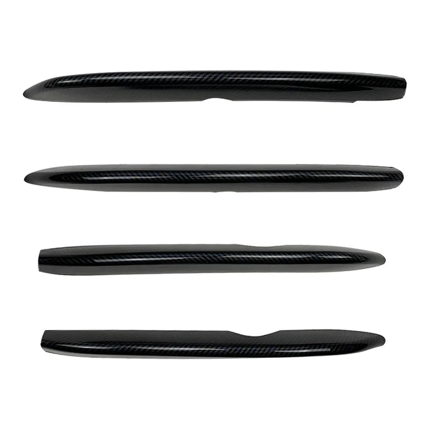 4Pcs Front Bumper Splitter Fog Light Grille Trim Strips for Mercedes Benz CLA Class C118 CLA200 260 AMG 2020+ Car Cover Spoiler