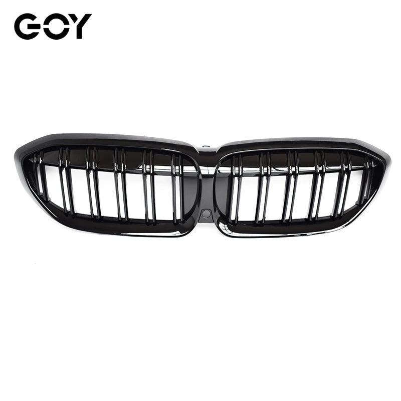 Gloss Black Front Bumper Grill Kidney Radiator Grille for BMW 2019 - 2021 G20 3-series Sedan, G21 Estate (Not Fit for G80 M3)