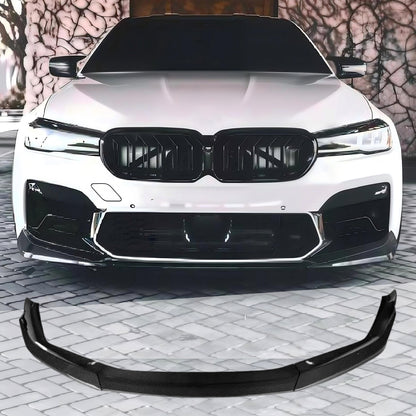 Dry Carbon Fiber MP Style 3-Piece Split Front Lip Splitter For BMW F90 M5 LCI 2021 2022 2023 M5 Front Bumper Chin Spoiler