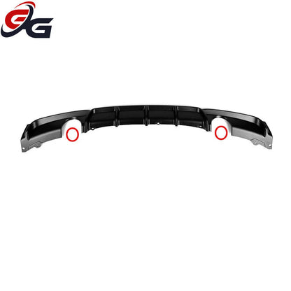 Rear Bumper Exhaust Diffuser Lip Spoiler for BMW 3 Series F30 F31 F35 M Sport 2012 - 2019 Glossy Black Body Kit Car Accessories