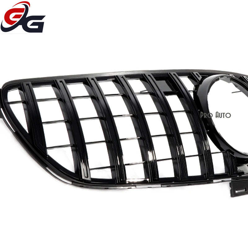 Front Bumper GT Grille Black Silver Grill Replacement for Mercedes GLE Class 2015 - 2018 SUV W166 GLE 350 GLE 400 GLE 43 Grills