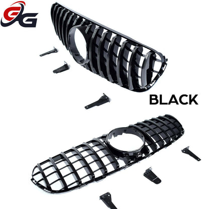 Car Front Racing Center Grilles For Mercedes Benz X253 W253 GLC Class GT Style Grill Front Bumper Grille Without logo 2015-2019