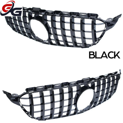 W205 Front Bumper GT Grill for Mercedes Benz C Class S205 A205 C205 2015 - 2017 C200 C250 C300 C350 C400 C450 C43 AMG Grille