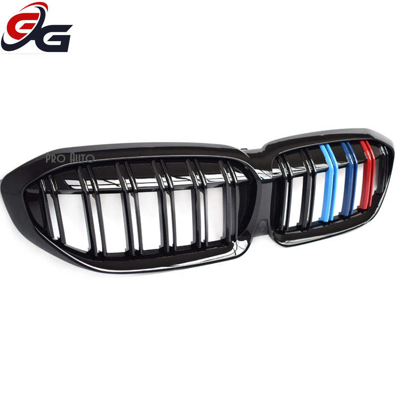 Car Front Numper Kidney Grilles Racing Grill for BMW 2019 - 2024 3 Series G20 4-Door Sedan G21 5-Door Estate 320i 325i 330d 335d