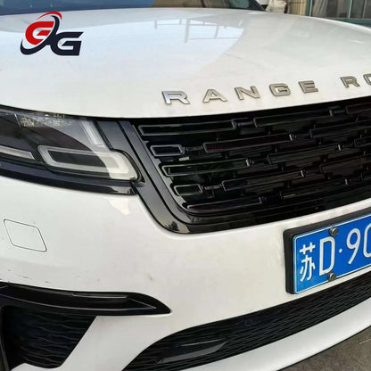 Front Bumper Grille Glossy Black Grill Replacment for Range Rover Velar Modification 2024 Racing Grills Car Styling Accessories