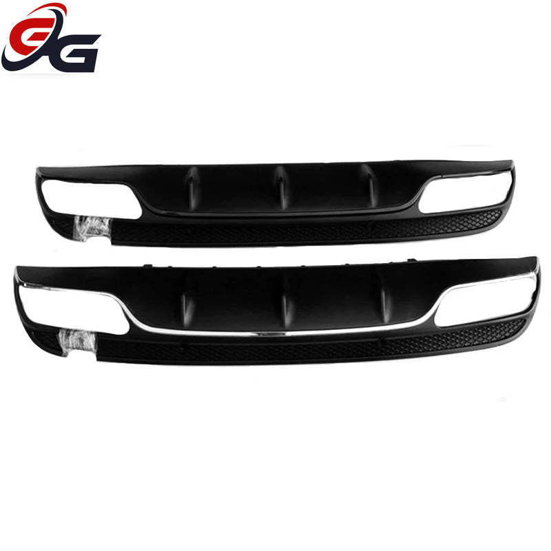 W205 Rear Bumper Diffuser Lip Exhaust for Mercedes Benz C-Class 4-Door Sport C200 C250 C300 C350 C400 C43 Pre-Facelift 2015-2018