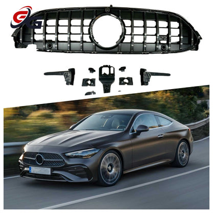 W236 GT Grilles Front Bumper Grille Mesh Grill for Mercedes Benz CLE Class X236 AMG Tuning 2024 ABS Car Accessories Styling