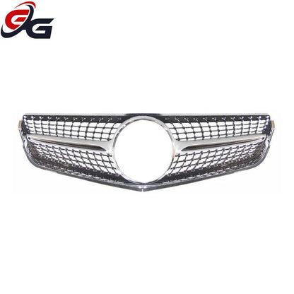 W207 Diamond Front Bumper Grille for Mercedes Benz E Class 2-Door Coupe C207 A207 2010-2013 E250 E300 E350 Grill Without Emblem