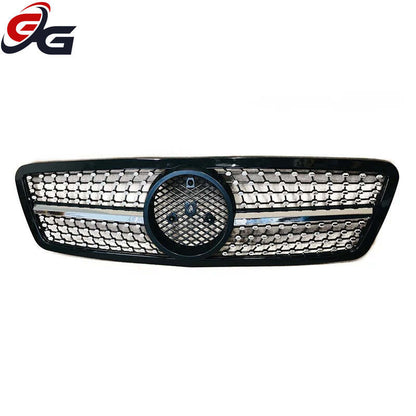 Car Grille Black GT Front Bumper Grill for 2000-2006 Mercedes C Class Saloon W203 Tourer S203 C180 C200 C230 C240 C280 C320 C350