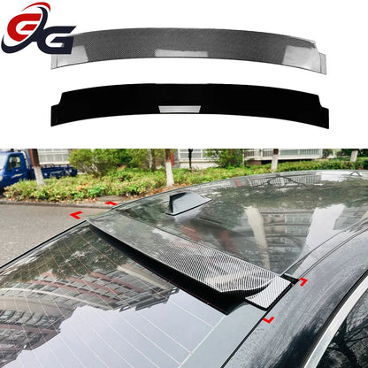 Rear Trunk Top Wing Lid Tail Spoiler Diffuser for BMW 5 Series F10 2011-2017 525i 530i Carbon Look Wings Car Accessories