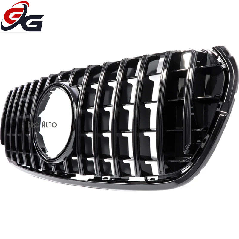 W407 Grills GTR Style Front Bumper Grill for Mercedes X Class 2017-2020 X220d X250d X350d Radiator Grille Mesh Grid Accessories