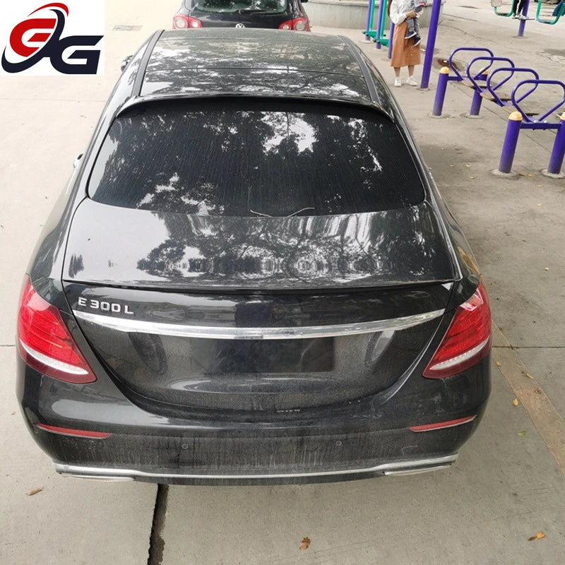 Rear Top Wing Spoiler for Mercedes Benz E-Class W213 2016-2021 Modified AMG E200L E300L E320L Fixed Wings Spoilers Car Styling