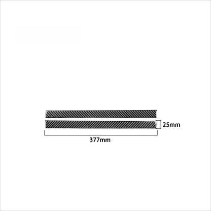 1 Pair Prepreg Dry Carbon 3*3 3K Real Carbon Fiber Interior Mirror Anti-Scratch Trim for Toyota Tundra XK50 Facelift (2014-2021)